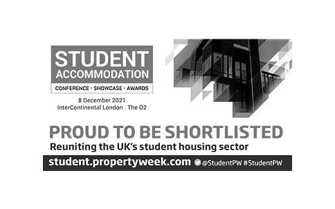 a poster for the student accommodation campaign