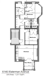  Floor Plan 2 Bedroom