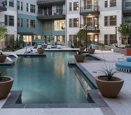 Pool at Jada Legacy Central Apartments in Plano TX