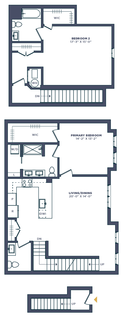 a floor plan of a house with a courtyard