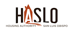 The image is a logo for the Housing Authority of San Luis Obispo.
