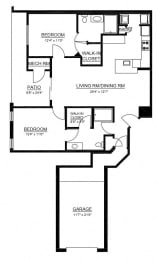  Floor Plan B2 With Attached Garage