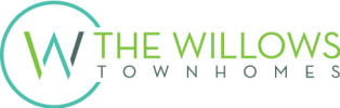 the logo for the willows townhomes