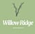 A logo for Willow Ridge Apartments with a tree branch design.