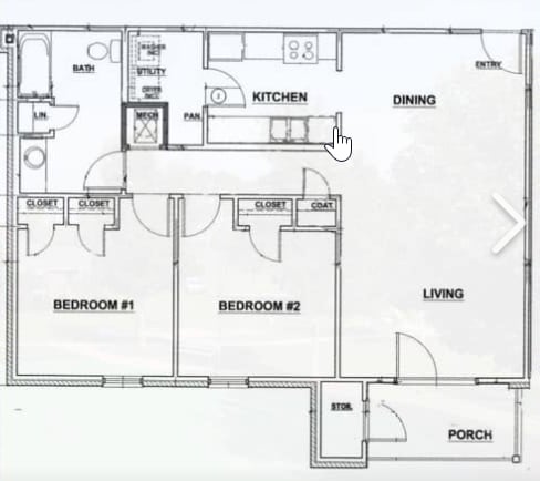 Floor Plan  2 Bedroom