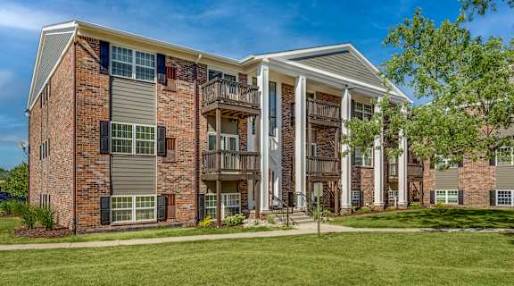 Exterior at Okemos MI Apartments  Knob Hill Apartments in Okemos MI
