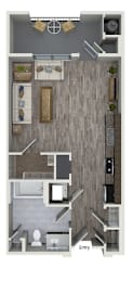 Floor Plan  studio floor plan at 808 west apartments