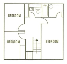 Three Bedroom Floorplans - Floor #2
