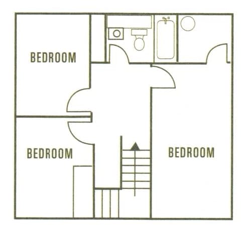 Three Bedroom Floorplans - Floor #2