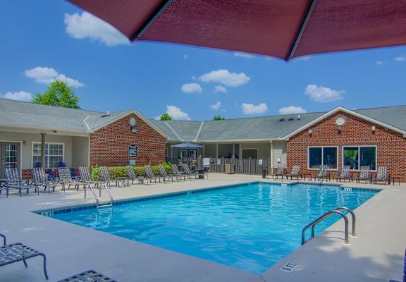 our apartments showcase an unique swimming pool