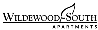 The image is a logo of Wildewood South Apartments.