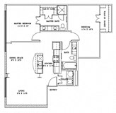 7B Lofts Floor Plan at The Landmark Apartments, New Braunfels, Texas