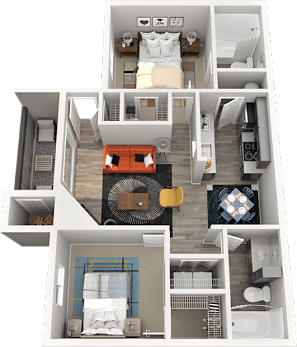 Floor Plan  VGV 2x2