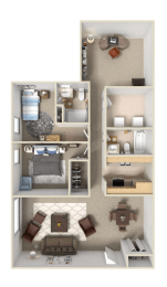 2 bedroom apartment with den in Maumee OH