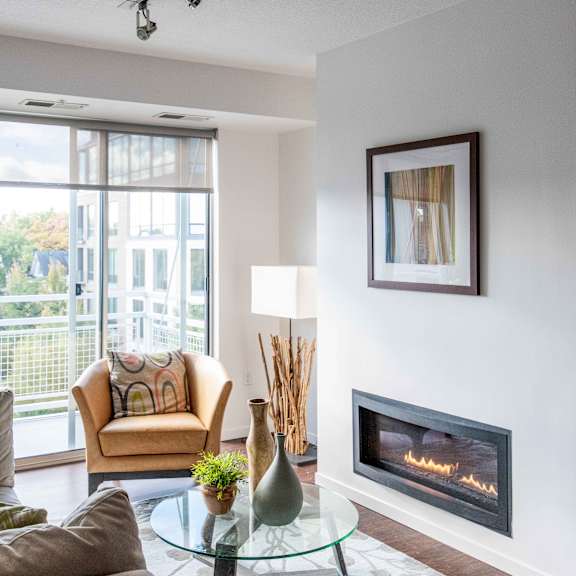 Main Living Room at 1800 Lake Apartments, Minneapolis, MN