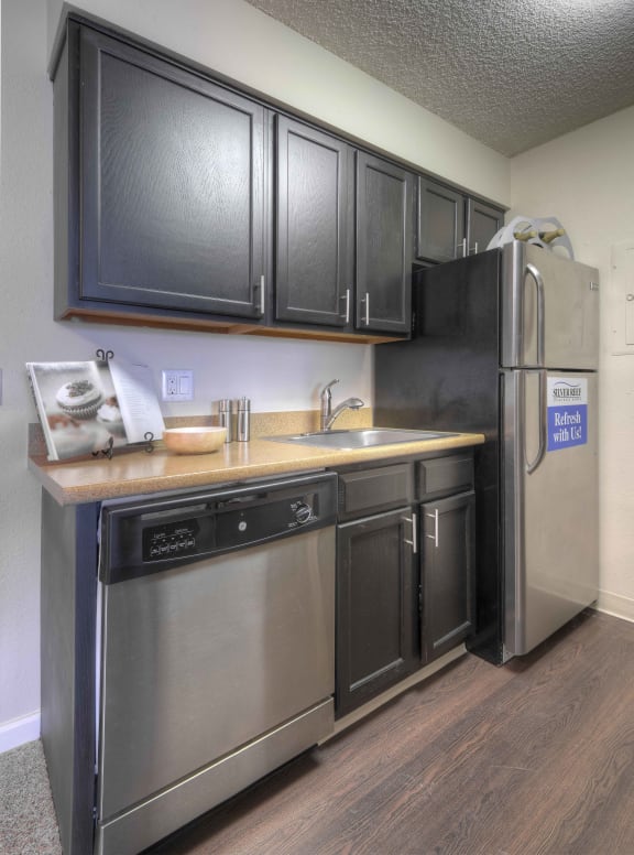 Kitchen at Silver Reef Apartments in Lakewood, CO