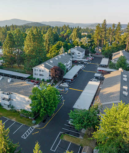 our apartments are located in a quiet cul de sac  at Ironwood Apartments, Coeur d'Alene, 83814