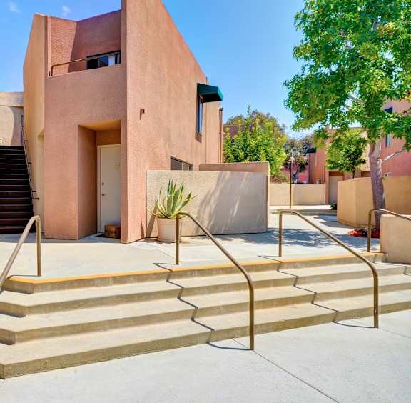 Property entrance at Village Square, California