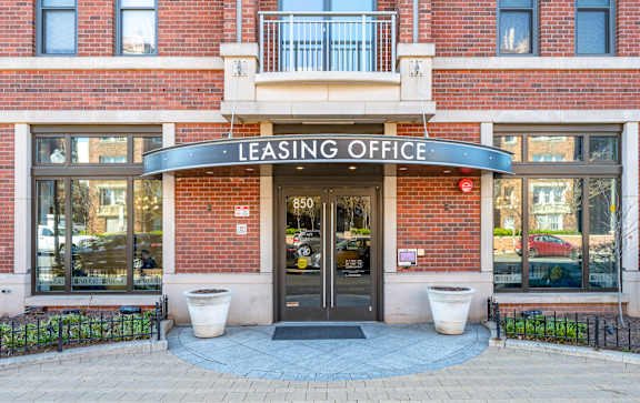 On-site leasing office at Park Place at Petworth Station in Washington, DC 20011