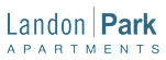 The image shows a logo for Landon Park Apartments.