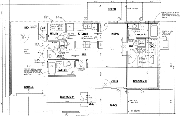 Floor Plan  2Bedroom/ 2Bath