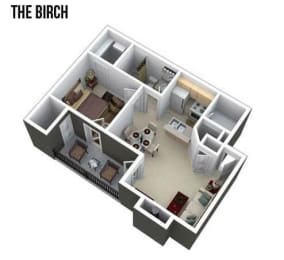 1 bedroom apartment floor plan