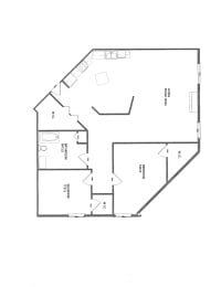  Floor Plan 2 Bedroom 1 Bathroom