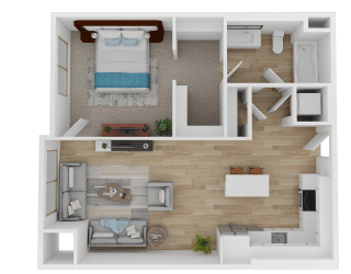 one bedroom