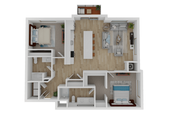 two bedroom