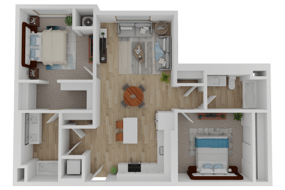 two bedroom