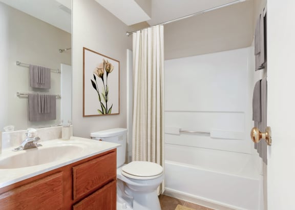 a bathroom with a toilet and a sink and a shower