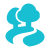 A pixelated image of a person sitting at a desk.