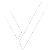 a black and white image of a triangle with a black background