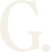 A large white capital letter "G" is visible.