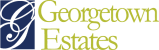 a black and white logo with the words georgetown heights