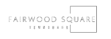 a logo for fairwood square townhomes