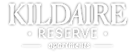 A sign that says KILDAIRE RESERVE apartments.
