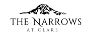The Narrows at Clare logo with a mountain and two arrows pointing upwards. at The Narrows at Clare Apartments , Washington, 98310