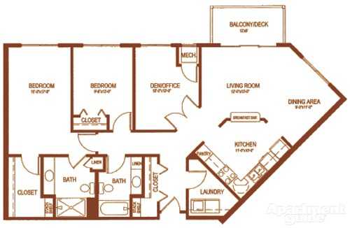 Lakewood Place floor plan, White Bear Lake, Minnesota