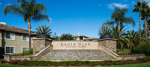 Property Sign at Eagle Glen Apartments, California, 92563
