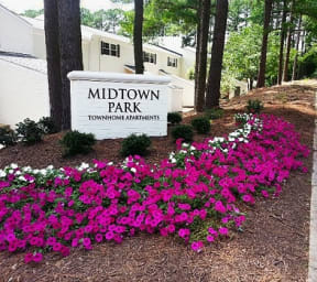 Welcoming Property Signage at Midtown Park Townhomes, Raleigh, NC
