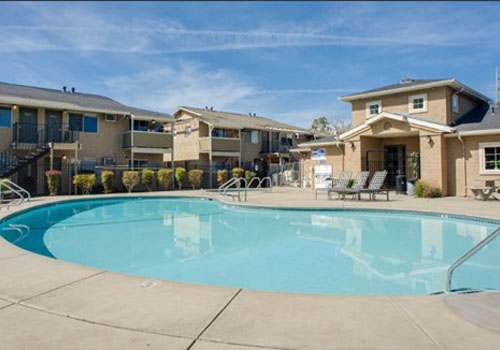 Timber Creek Apartments, Chico, CA - Pool View 01