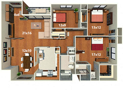 3 BR