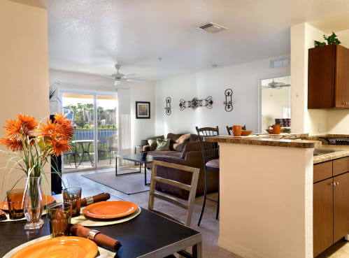 Open Concept Layout at Laurel Oaks Affordable Apartments in Leesburg FL