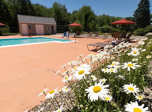 Pool View at Rolling Green Apartments, Massachusetts, 01002