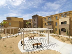 Dumosa Senior Village Courtyard