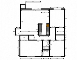 Crane Village Apartments Three Bedroom Floor Plan