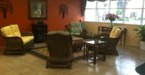 lounge at Casa Santa Marta II Senior Apartments in Sarasota, FL