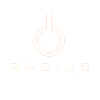 A logo with the text "RADIUS - AT THE DOMAIN" is displayed.