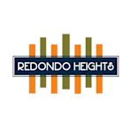 A graphic with bars and the text "REDONDO HEIGHTS" on a blue background.